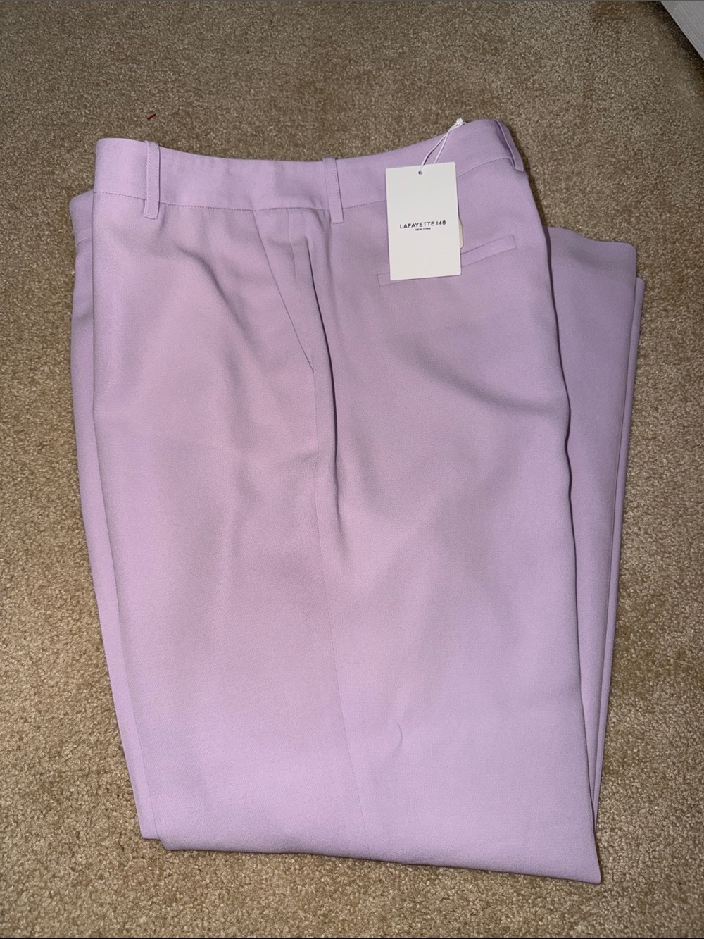 Lafayette 148 Lilac Dress Pants